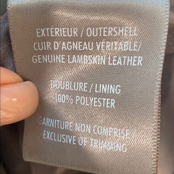 Soia & Kyo black leather bomber jacket size Small - Picture 8 of 11